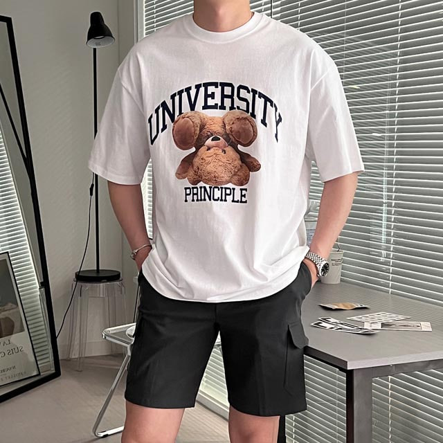 리버스 University 베어 티셔츠