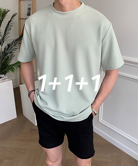 [1+1+1] 피넛 링클프리 반팔 티셔츠