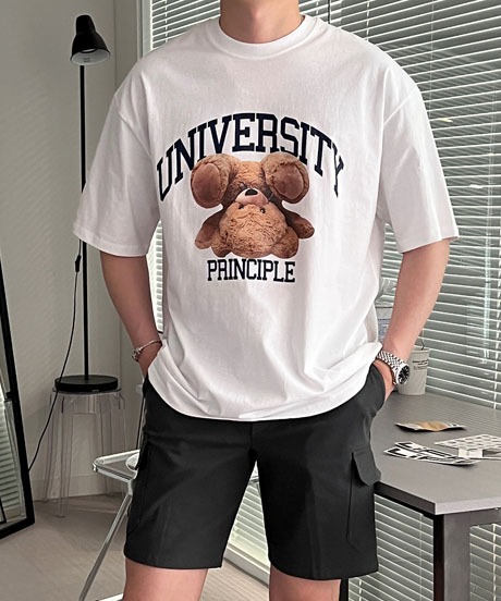 리버스 University 베어 티셔츠